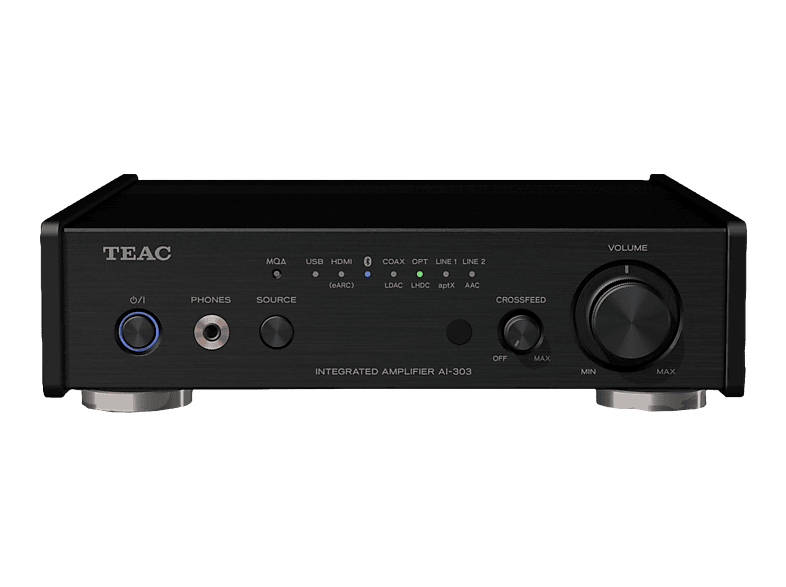 Teac AI-303 USB DAC Amplifier, Black; Verstärker