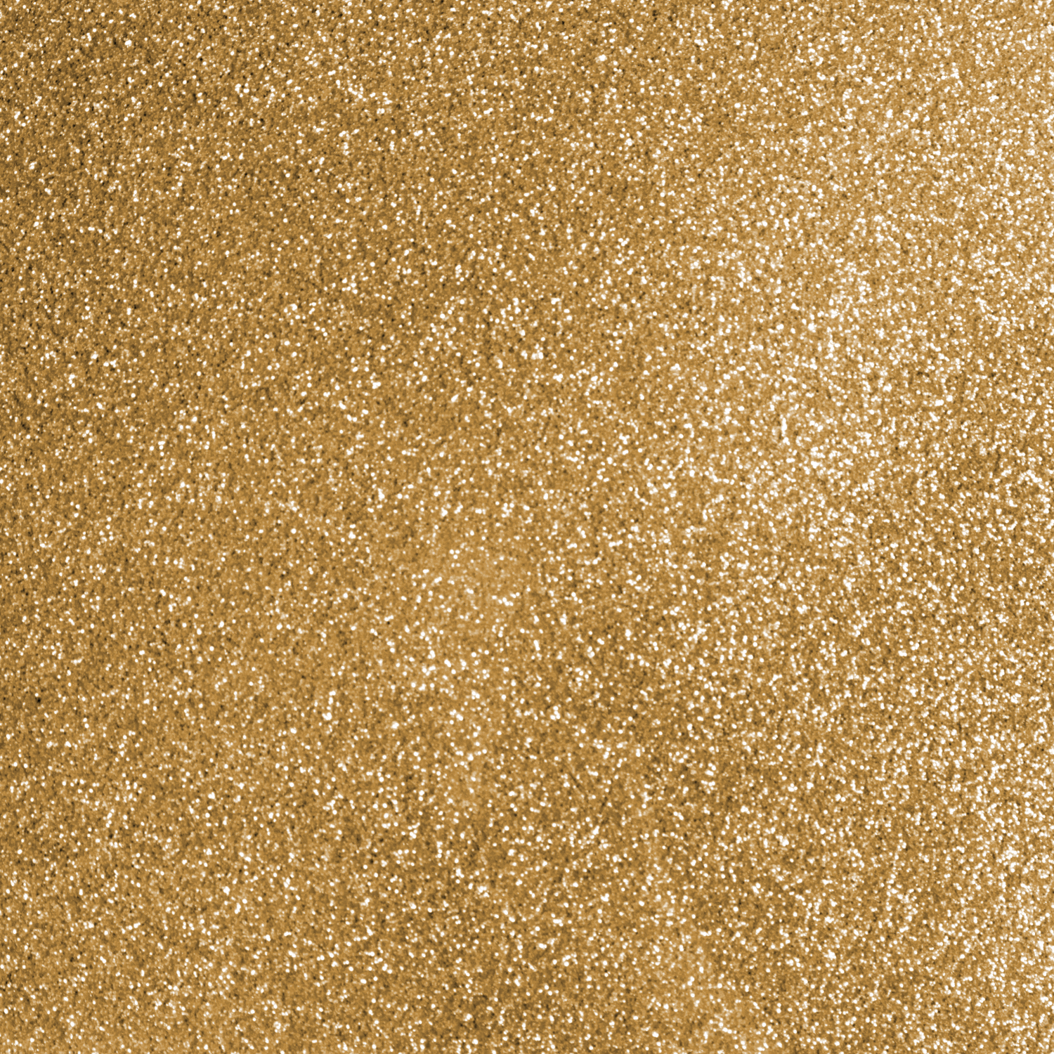 Close-up of a gold glitter surface, sparkling and reflective.