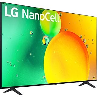 TV LED 43" - LG 43NANO756QC, UHD 4K, Procesador de Gran Potencia 4K α5 Gen 5, Smart TV, DVB-T2 (H.265), Azul oscuro ceniza