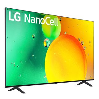 TV LED 86" - LG 86NANO756QA, UHD 4K, Procesador de Gran Potencia 4K α7 Gen 5, Smart TV, DVB-T2 (H.265), Azul oscuro ceniza