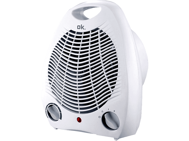 Pro Breeze Calefactor electrico bajo consumo 2000W, Oscilación Automática,  termostato y 2 Niveles de Potencia. Sistema antivuelco – Calefactor baño,  habitaciones y oficinas – Blanco : : Hogar y cocina