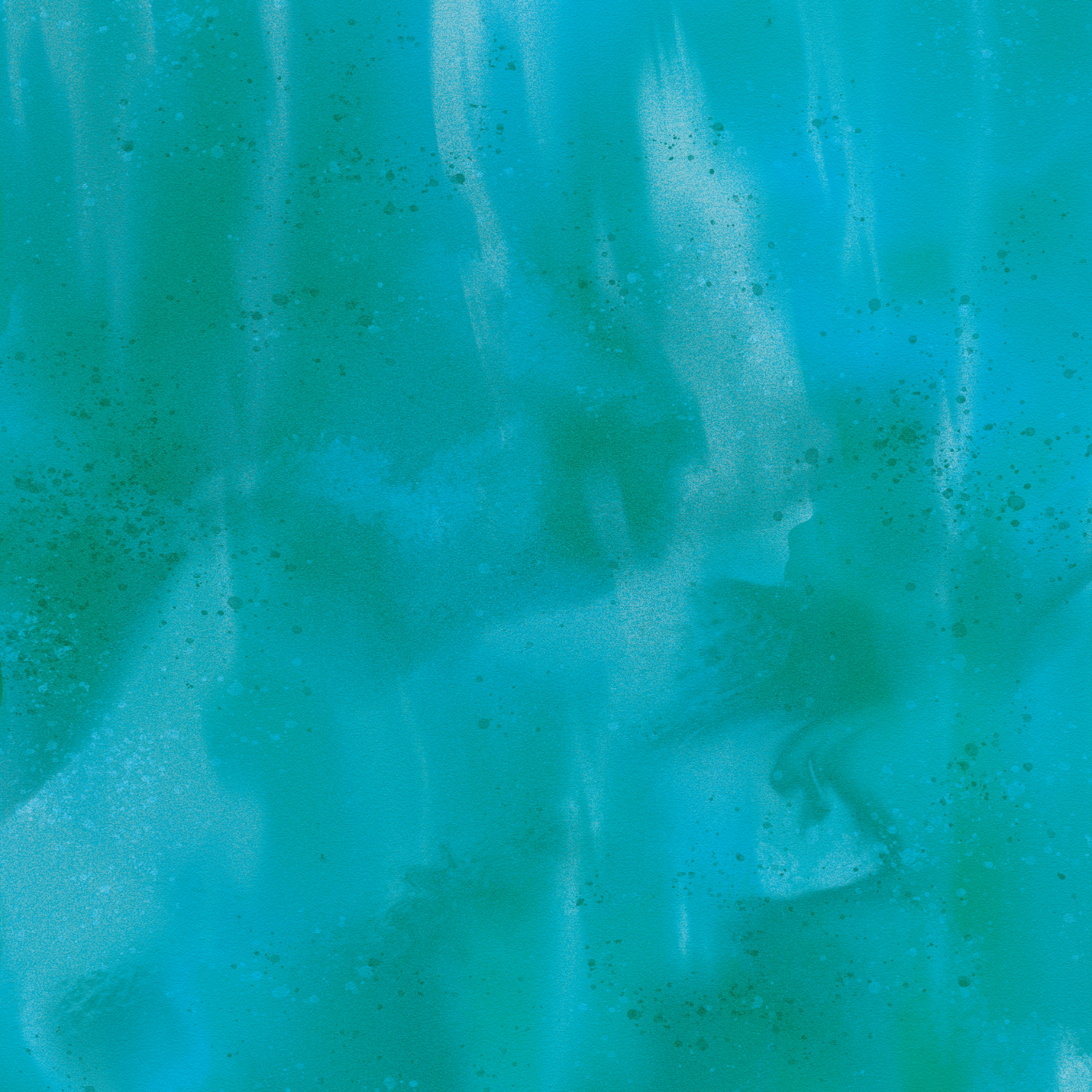 Abstract teal and blue watercolor background. The colors blend with subtle variations.