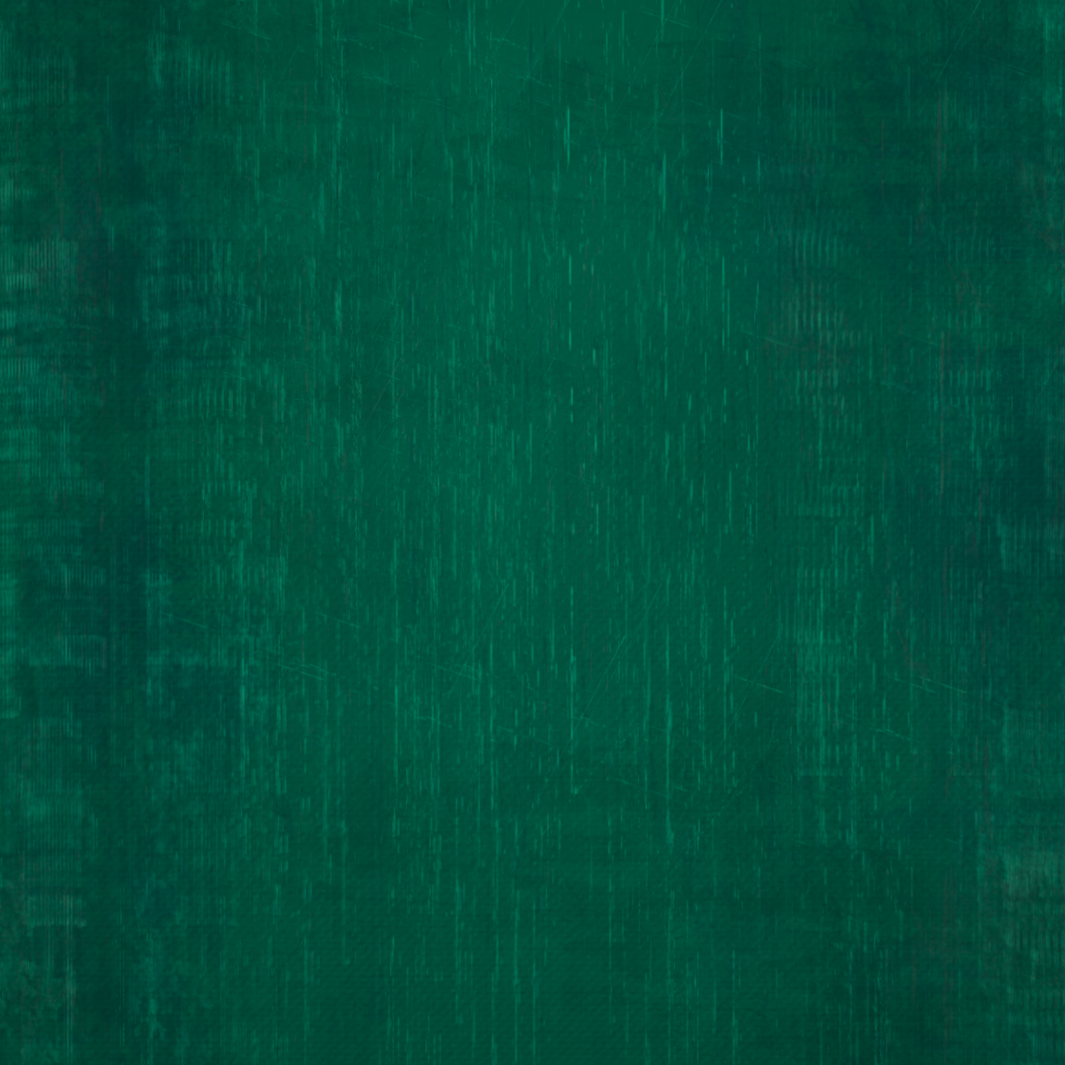 Textured green background with vertical streaks, grunge effect.