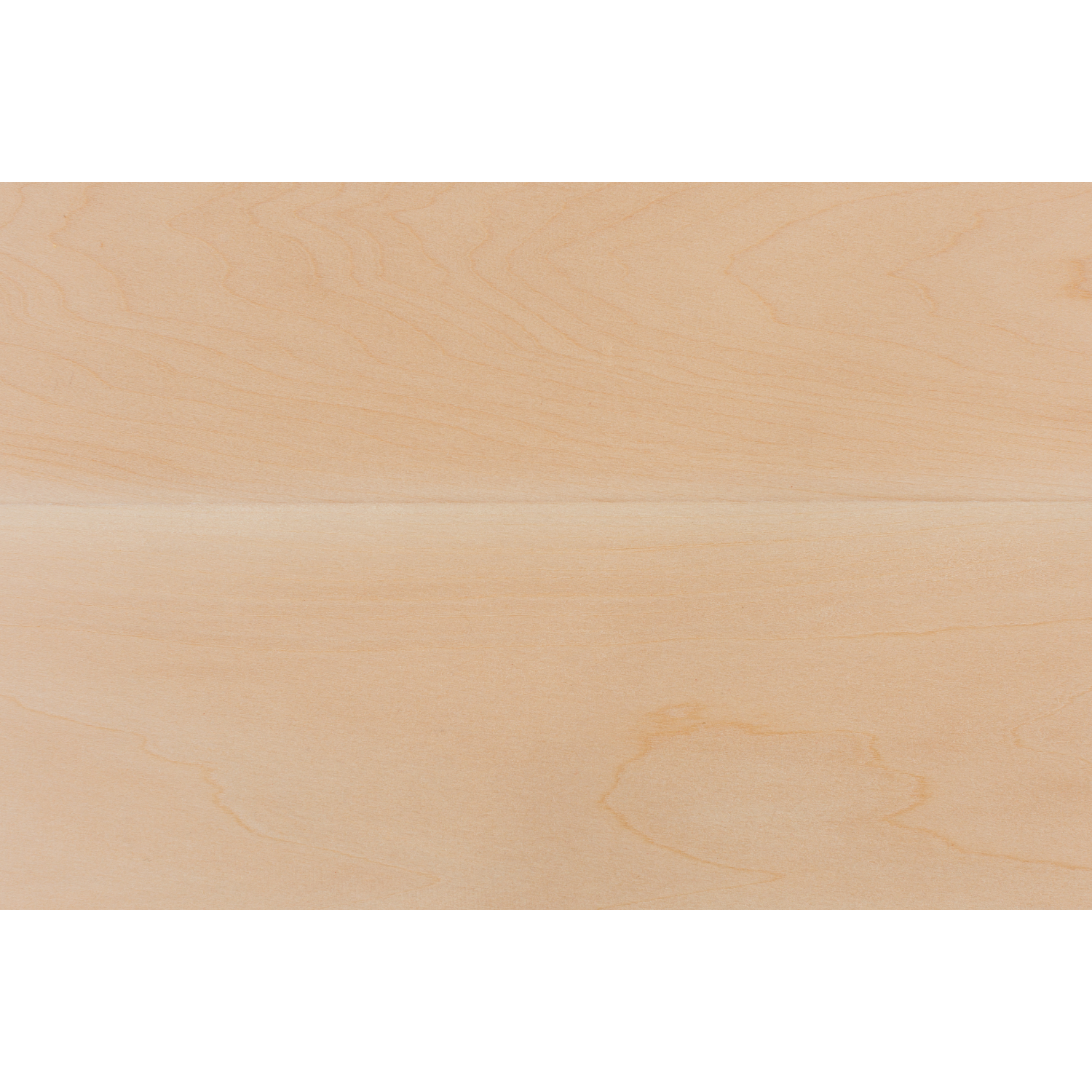 Close-up of light brown wood grain, with two horizontal sections and black background.