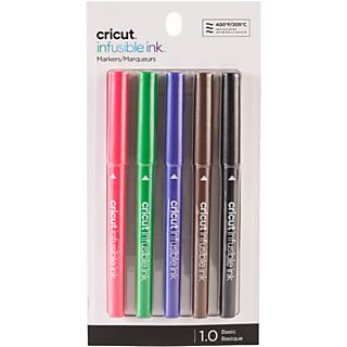 CRICUT Explore/Maker Infusible Ink Pennen met Medium Punt – Basiskleuren (set van 5)
