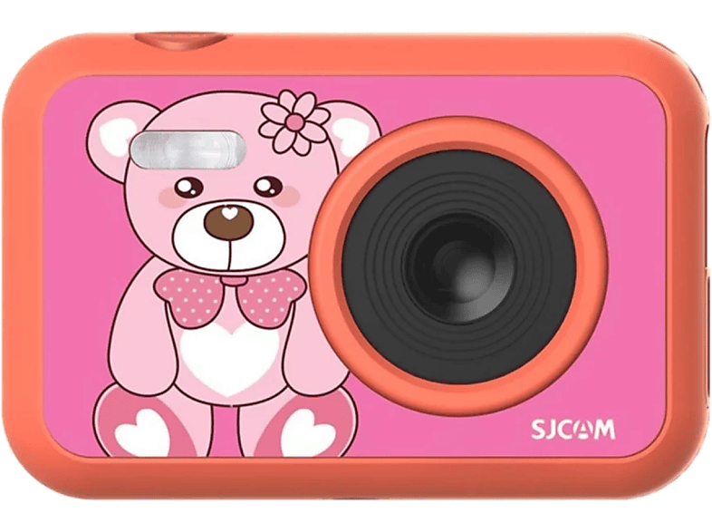 SJCAM FunCam Gyerek hobbi kamera, 1080p felbontás, LCD kijelző, játék funkció, maci mintás (KIDS camera BE)