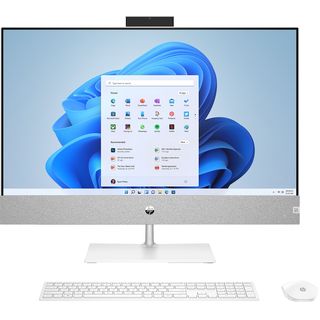 HP Pavilion 27-ca2300ng, All-in-One PC, mit 27 Zoll Display, Intel® Core™ i5 i5-13400T Prozessor, 16 GB RAM, 512 GB SSD, Intel®, UHD Graphics, Weiß Windows 11 Home (64 Bit)