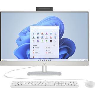 HP 27-cr0301ng, All-in-One PC , mit 27 Zoll Display, AMD Ryzen™ 5 7520U Prozessor, 16 GB RAM, 512 GB SSD, AMD, Radeon™ 610M, Weiß Windows 11 Home (64 Bit)