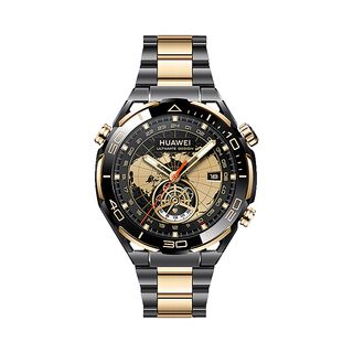 HUAWEI Watch Ultimate Design Smartwatch Titanium, 140-210 mm, Schwarz/Gold