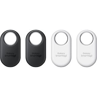 SAMSUNG Galaxy SmartTag2 (4-Pack, 2x Zwart en 2x Wit)