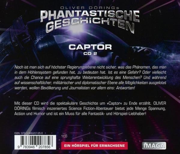 Buchcover mit dem Titel 'Phantastische Geschichten' und einer Raumschiff-Illustration.