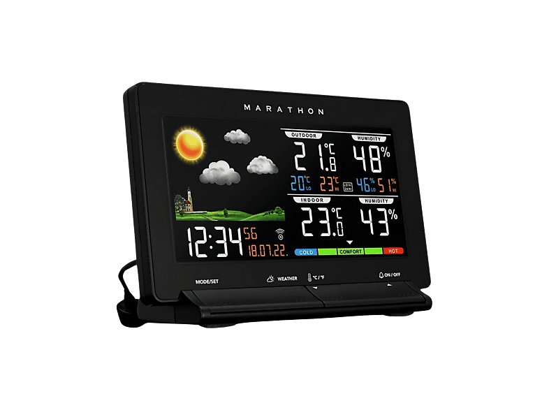 Marathon Lisbon Draadloos Weerstation