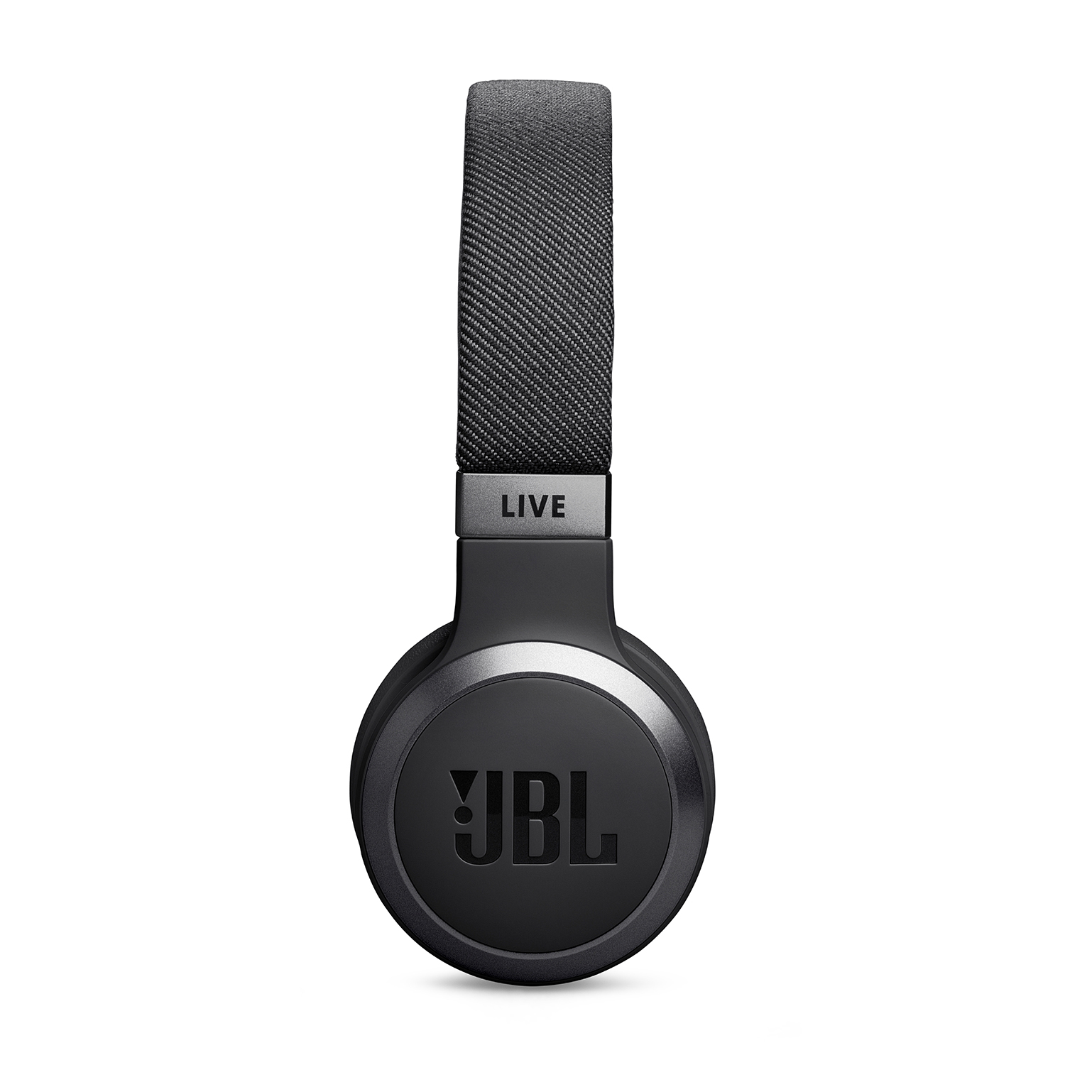 Cuffie JBL nere con 'LIVE' sulla fascia e logo JBL sul padiglione.