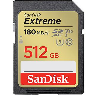 SANDISK 199265 SDXC Extreme 512GB 180mb/s
