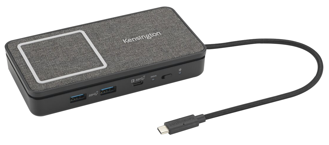 KENSINGTON SD1700P USB Type-C multiport adapter, 2xHDMI 4K, LAN, 2xUSB-A 3.2, Qi vezeték nélk. töltő (K32800WW)