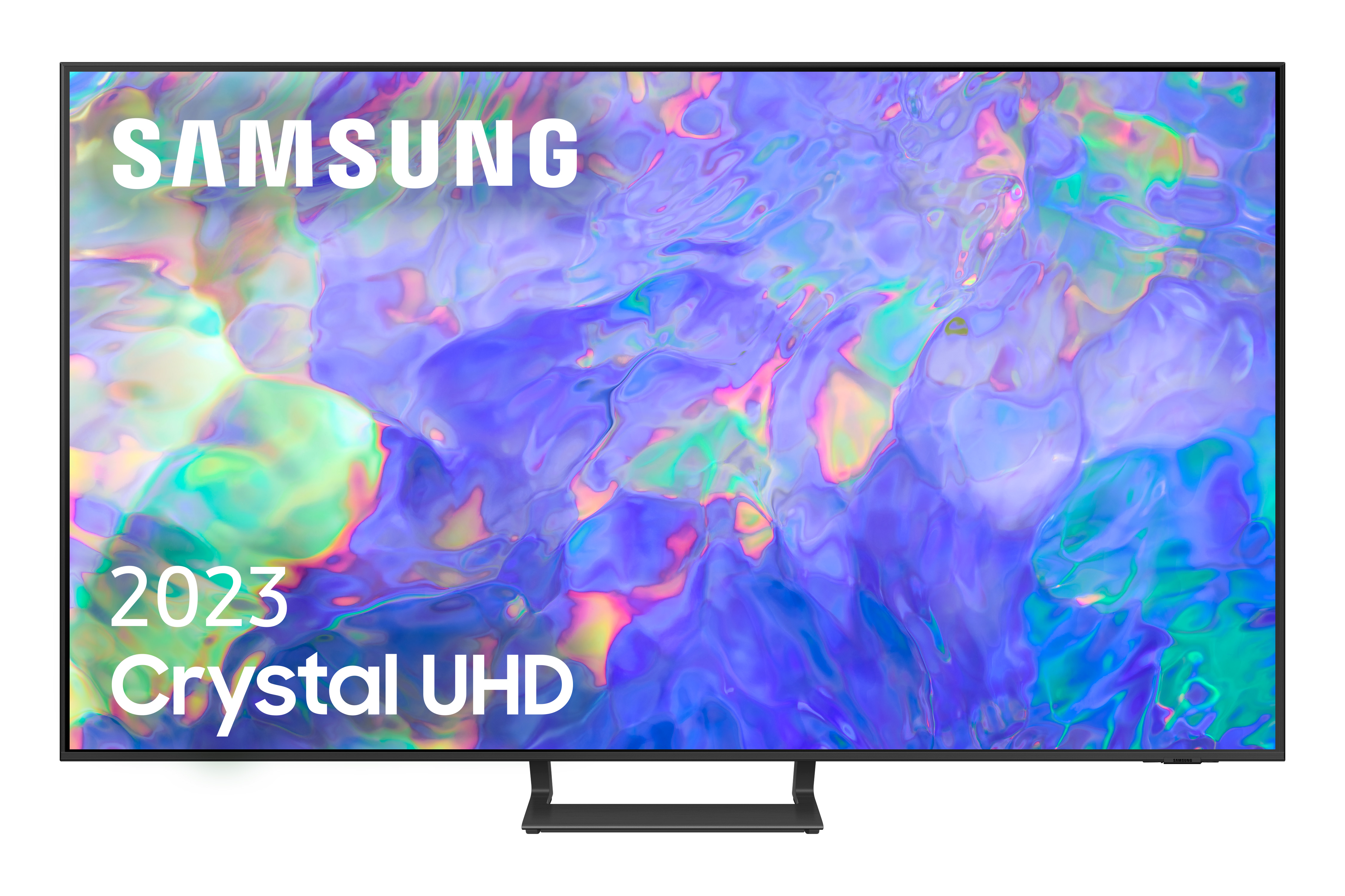 TV LED 65" - Samsung TU65CU8500KXXC, UHD 4K, Dynamic Crystal Color, Object Tracking Sound Lite, Adaptive Sound, TV Calibrada, Titan Gray