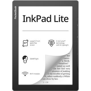 POCKETBOOK InkPad Lite Grijs - 9.7 inch - 8 GB (ongeveer 6.000 e-books)