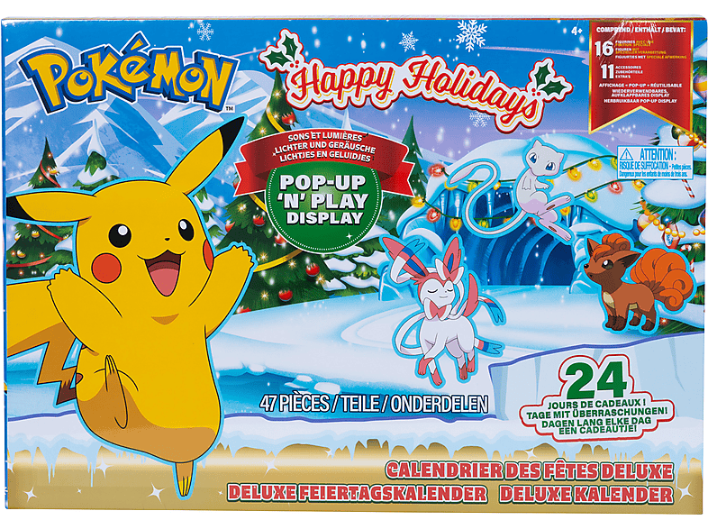 JAZWARES Pokémon - Deluxe 2022 Adventskalender Spielset