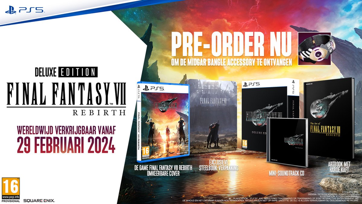 Final Fantasy VII Rebirth Deluxe Edition NL/FR PS5