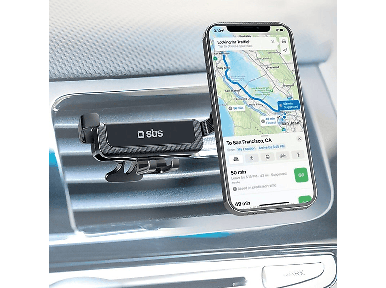 SBS Mobile SBS TESUPGRAVSTD, Mobile phone/Smartphone, Passive holder, Car, Black – zdjęcie 3