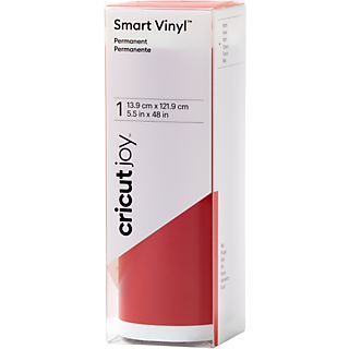 CRICUT Joy Smart Vinyl Permanent Mat 14 x 122 cm - Rood (1 vel)