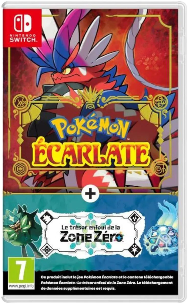 Pokémon Écarlate + Le Trésor enfoui de la Zone Zéro FR Switch