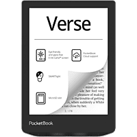 MediaMarkt POCKETBOOK Verse Grijs - 6 inch - 8 GB (ongeveer 6.000 e-books) aanbieding
