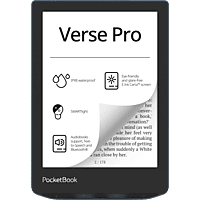 MediaMarkt POCKETBOOK Verse Pro Zwart - 6 inch - 16 GB (ongeveer 12.000 e-books) - Spatwaterbestendig aanbieding