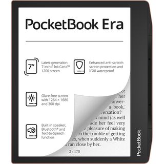 POCKETBOOK Era Koper - 7 inch - 64 GB (ongeveer 48.000 e-books) - Spatwaterbestendig