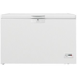 Congelador horizontal - Beko HSM40031, 360 l, 86 cm, Iluminación LED, Blanco