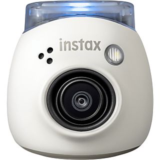 Cámara instantánea - Fujifilm INSTAX Pal, De bolsillo, Autodisparador, Memoria interna 50 fotos, Ranura SD, Bluetooth, Blanco