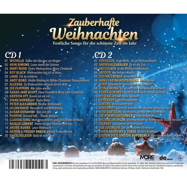 CD-Cover mit Titeln und Liedern in deutscher Sprache.