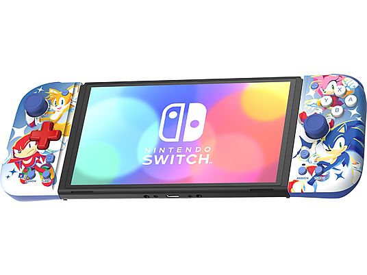 HORI Split Pad Compact pour Nintendo Switch (Sonic) - Contrôleur (Multicolore)