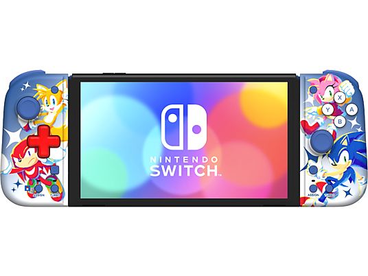 HORI Split Pad Compact per Nintendo Switch (Sonic) - Controller (Multicolore)
