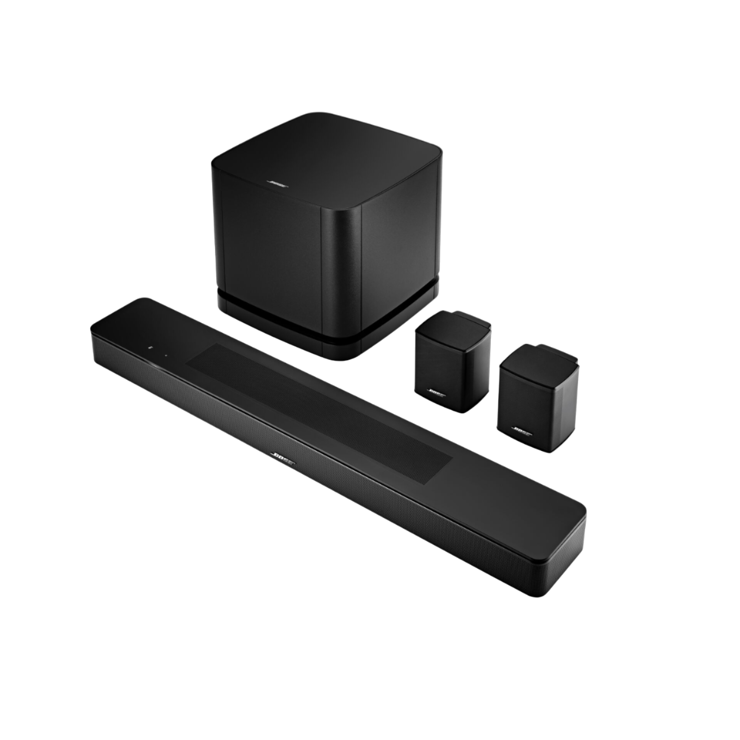 BOSE Smart Soundbar 600 met Bass Module 500 en Surround Speakers