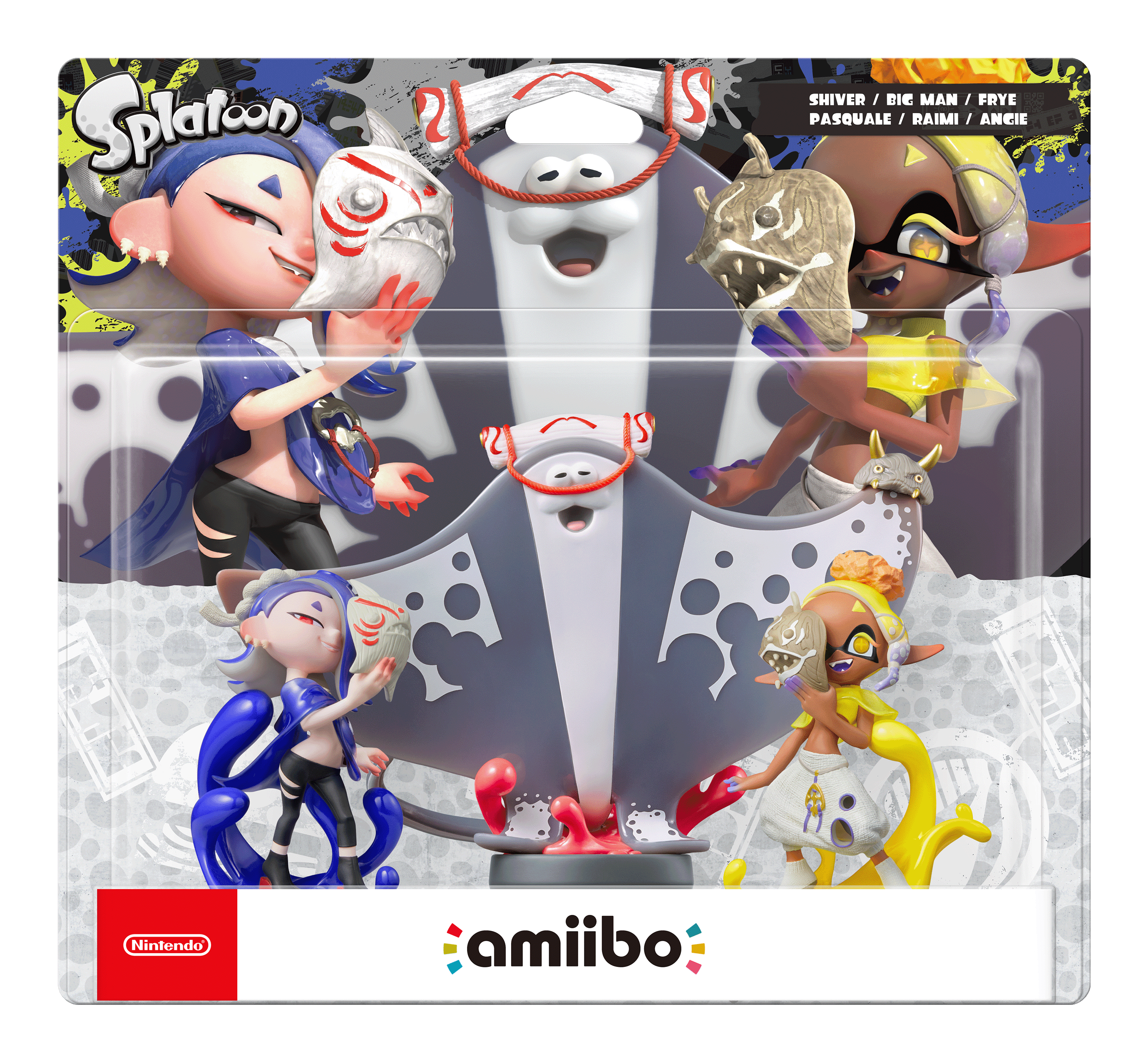 AMIIBO SPLATOON 3 DREIERPACK: MAKO MURI & MANTARO Spielfiguren