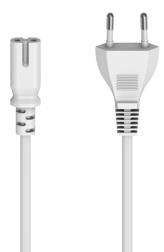 HAMA FIP hálózati tápkábel, fehér, 5 méter (223276)