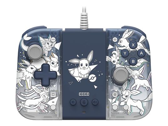 HORI Split Pad Compact Attachment Set für Nintendo Switch (Eevee Evolutions) - Controller (Blau/Weiss/Grau)