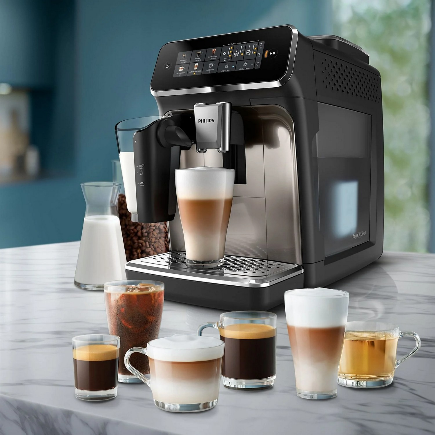 Philips Machine à Expresso automatique Series 5500 EP5547/90 LatteGo