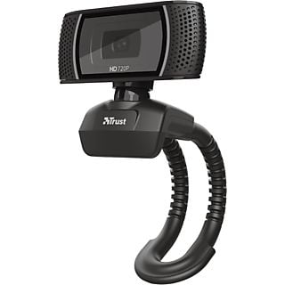 TRUST Trino - HD (720p) Webcam - Zwart - Ingebouwde microfoon