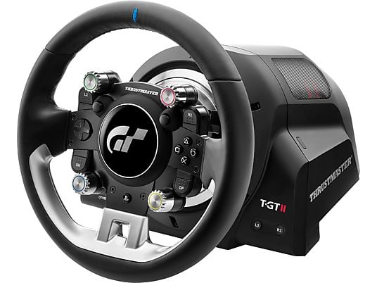 THRUSTMASTER T-GT II Wheel + Servo Base - Volante da corsa + volante (Nero)