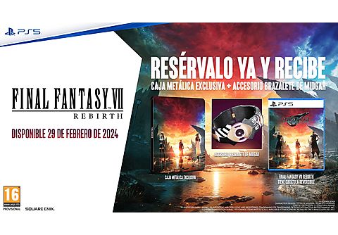 PS5 Final Fantasy VII Rebirth + Steelbook