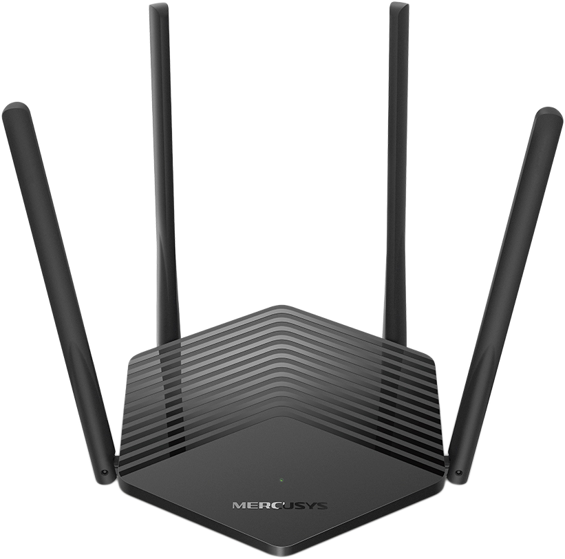 MERCUSYS MR60X kétsávos Wi-Fi 6 AX1500 router, Gigabit LAN, fekete