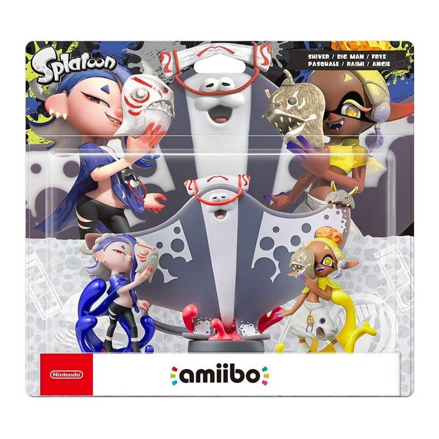 Amiibo Splaatoon Shiver / Big Man / Frye