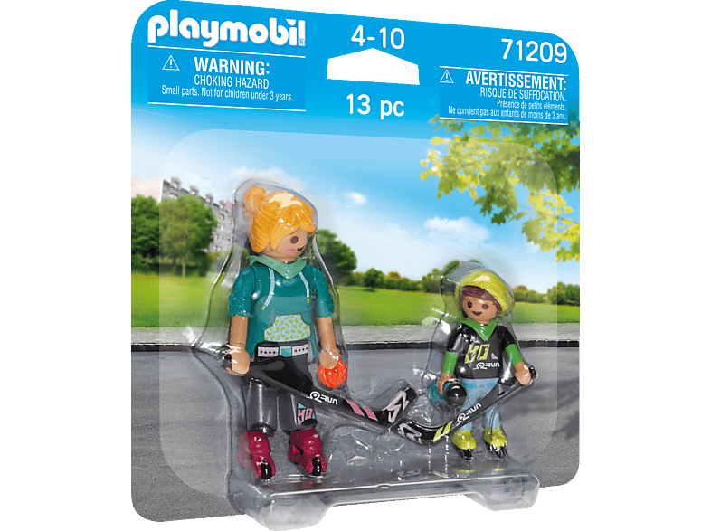 PLAYMOBIL 71209 Inline-Hockey Spielset, Mehrfarbig