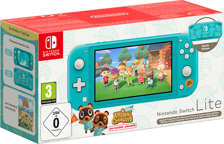 NINTENDO Switch Lite Animal Crossing: New Horizons Timmy & Tommy Aloha Edition (45496453732)