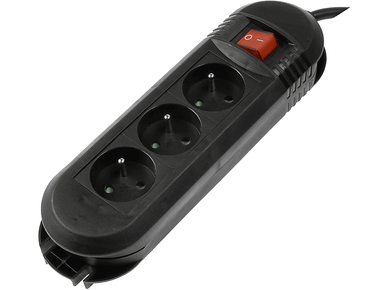 Lista zasilająca HAMA Comfort 3GN 1.5 m + włącznik Czarny P2223752-Zdjęcie-0