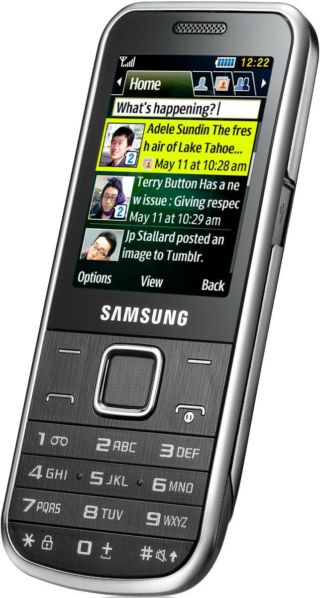 Telefon SAMSUNG GT-C3530 Srebrny