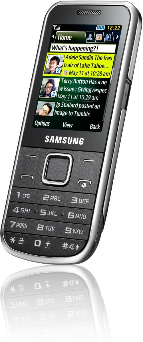Telefon SAMSUNG GT-C3530 Srebrny