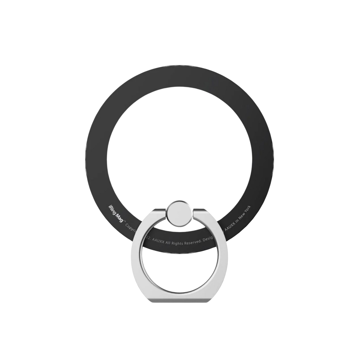 IRING Support téléphone avec anneau MagSafe Steel Smoky Black (IR-M-SBL)